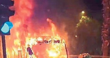 Servis şoförünün dikkati korkunç bir faciayı önledi