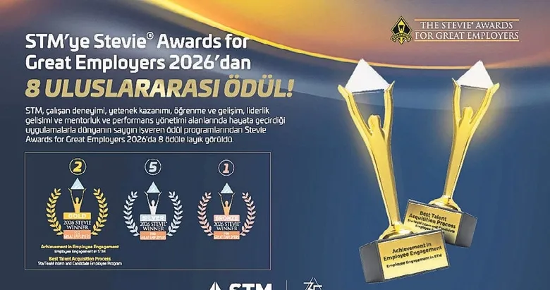 STM, saygın işveren ödül programından 8 ödülle döndü