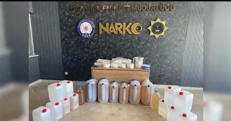 İstanbul’da uyuşturucu operasyonu! 207 kilo metamfetamin ele geçirildi: 2 kişi gözaltında