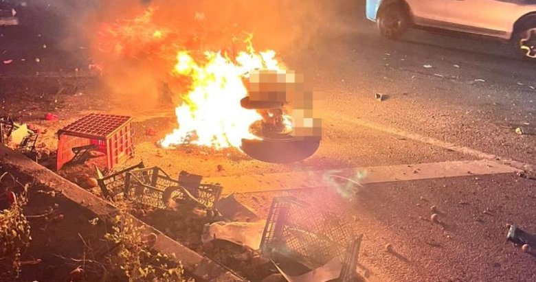 İzmir’de feci kaza: Motosiklet alev topuna döndü, sürücü yanarak hayatını kaybetti