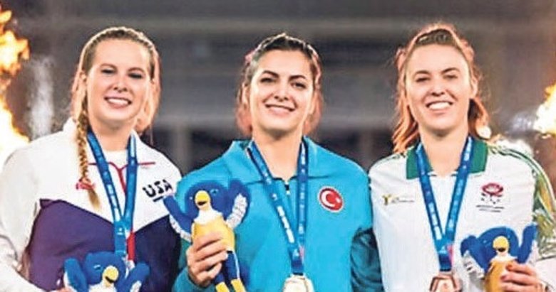Milli atlet Türkmen altın madalya kazandı