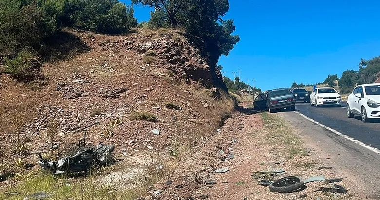Muğla’da otomobil ile motosikletin çarpıştığı kazada 1 kişi öldü, 2 kişi yaralandı