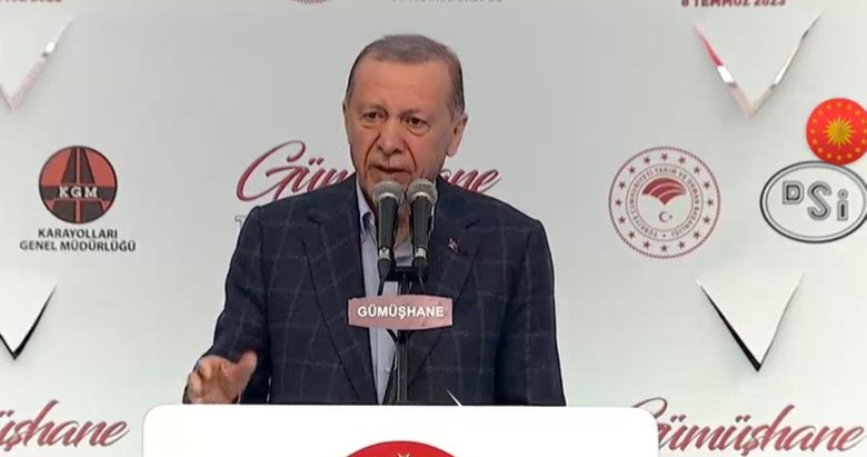 Başkan Erdoğan Gümüşhane’de Toplu Açılış Törenine katıldı
