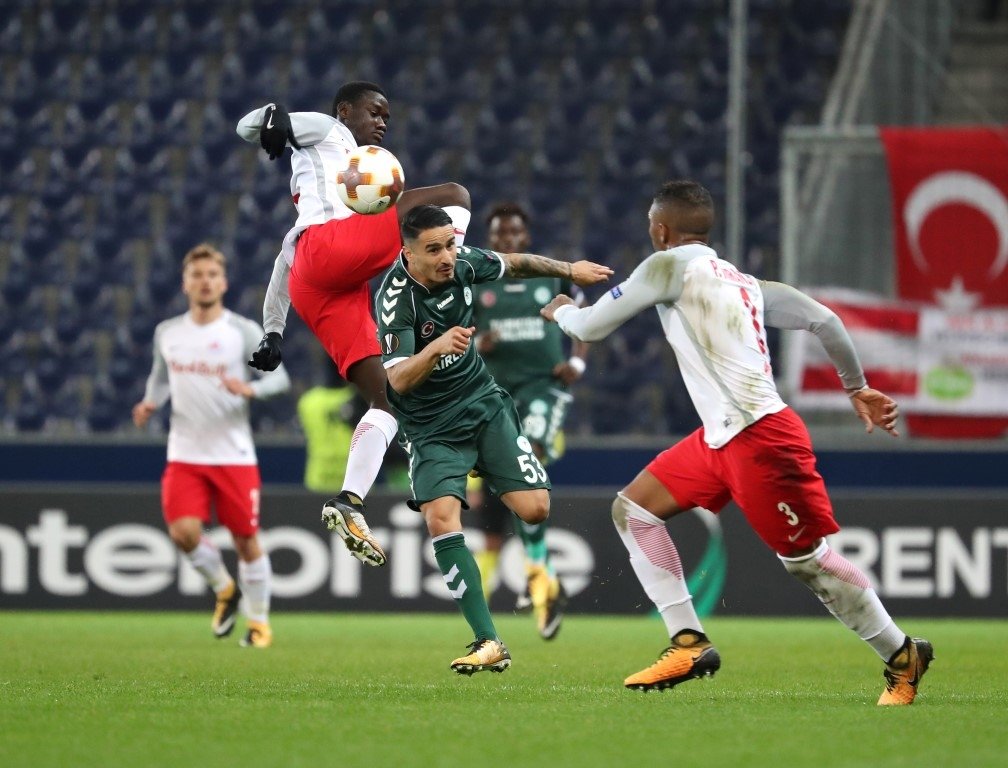 Salzburg-Atiker Konyaspor karşılaşmasından kareler