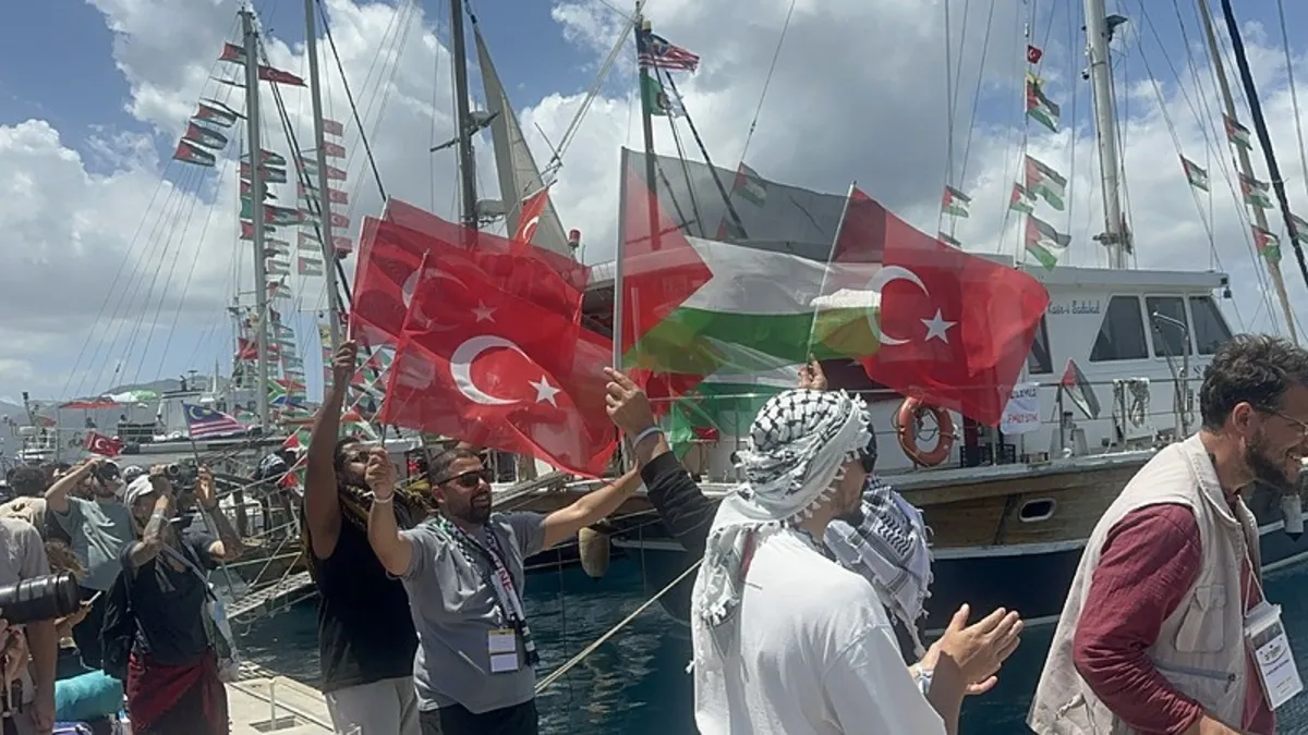 Küresel Sumud Filosu, Gazze Ablukasını Kırmak İçin Marmaris'ten Yola Çıktı