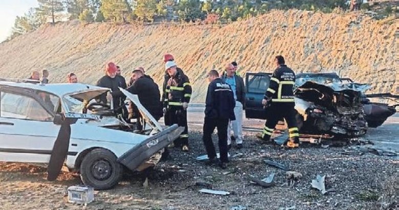 Kütahya’da feci kaza: 1 ölü, 6 yaralı