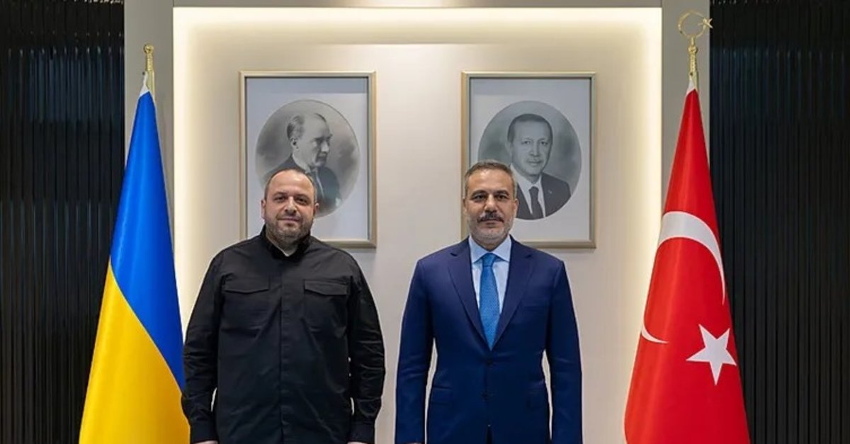 Bakan Fidan, Ukrayna Milli Güvenlik ve Savunma Konseyi Sekreteri ile görüştü