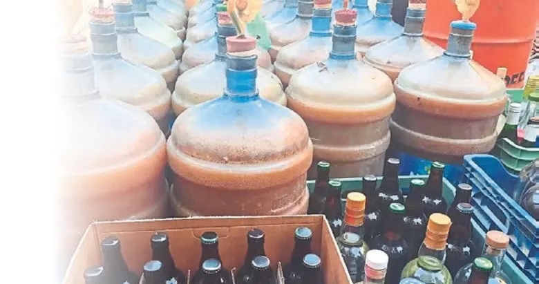 İzmir’de sahte alkol operasyonu