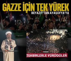 Beyazıt’tan Ayasofya’ya tarihi yürüyüş!