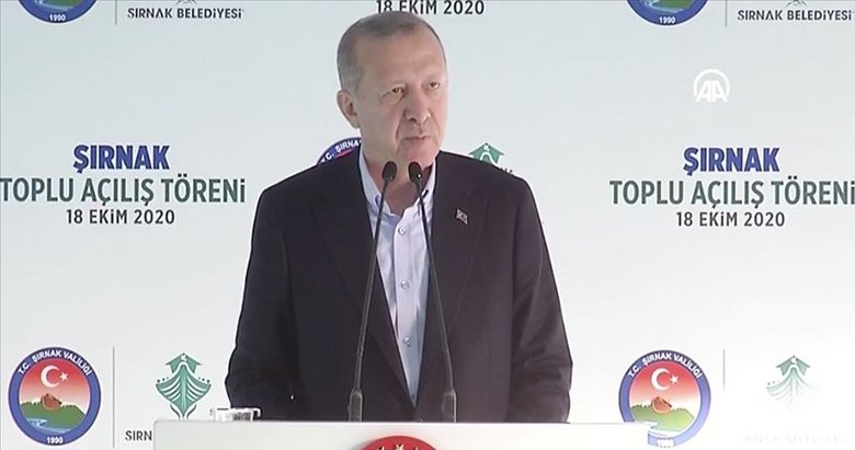 Son dakika: Başkan Erdoğan’dan Şırnak Toplu Açılış Töreni’nde önemli mesajlar