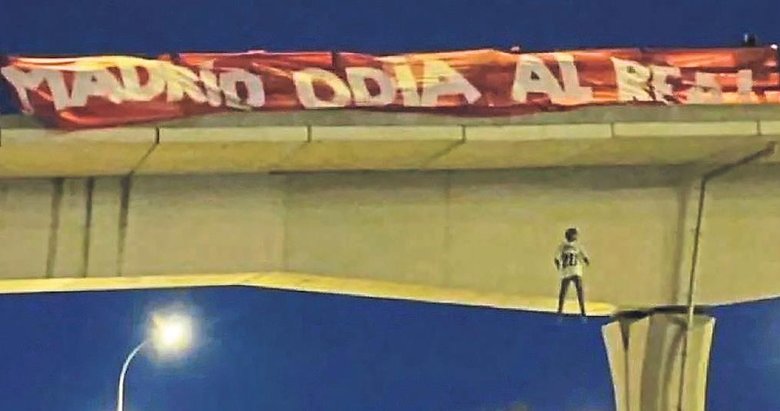 Madrid’de şok görüntü