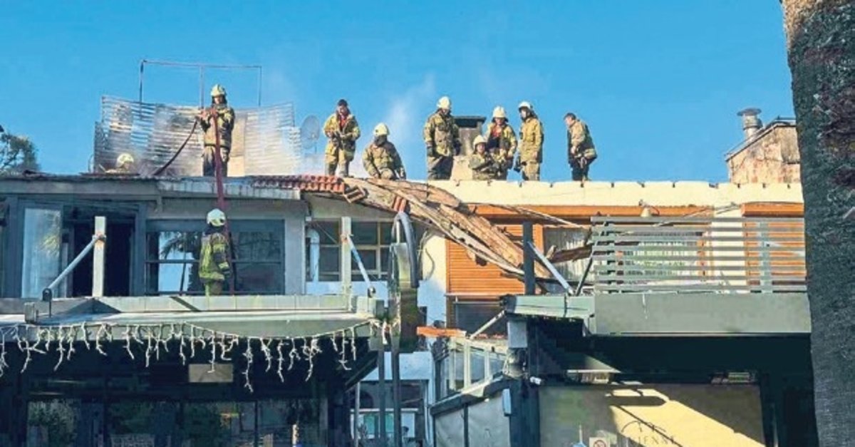 Bostanlı’daki yangın büyümeden önlendi