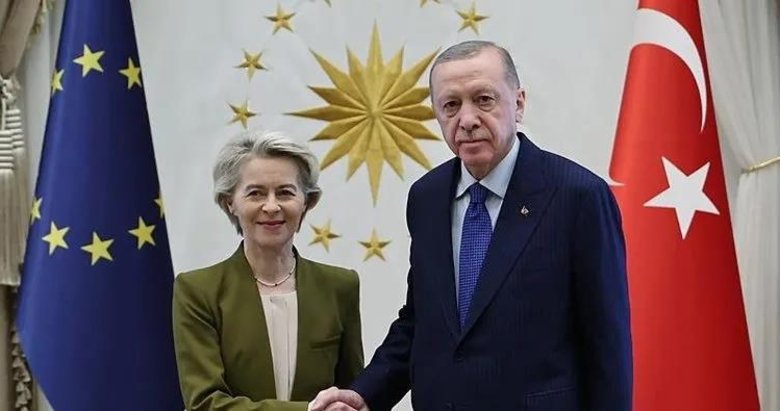 Başkan Erdoğan AB Komisyonu Başkanı Von Der Leyen’i kabul etti