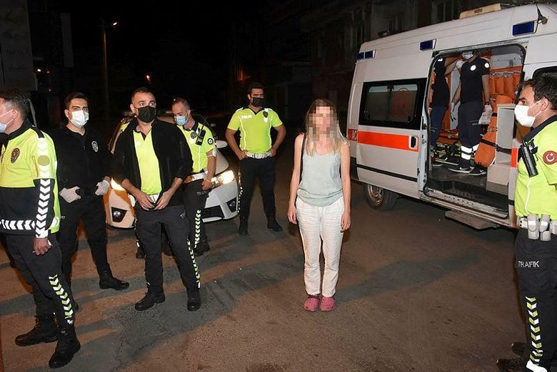 Polisin üzerine otomobilini süren alkollü sürücü, kaza yapınca yakalandı