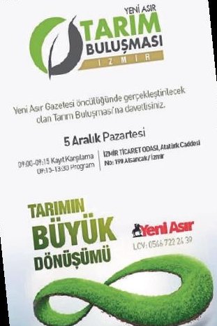 Tarım sektörü İzmir’de buluşacak