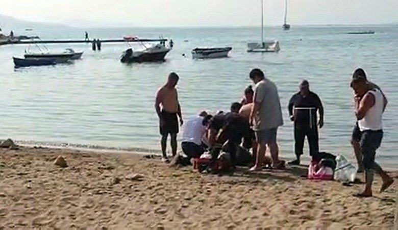 Didim’de serinlemek için girdiği deniz sonu oldu