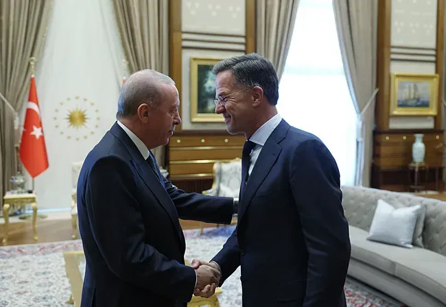 SON DAKİKA: Başkan Erdoğan, NATO Genel Sekreteri Rutte ile görüştü