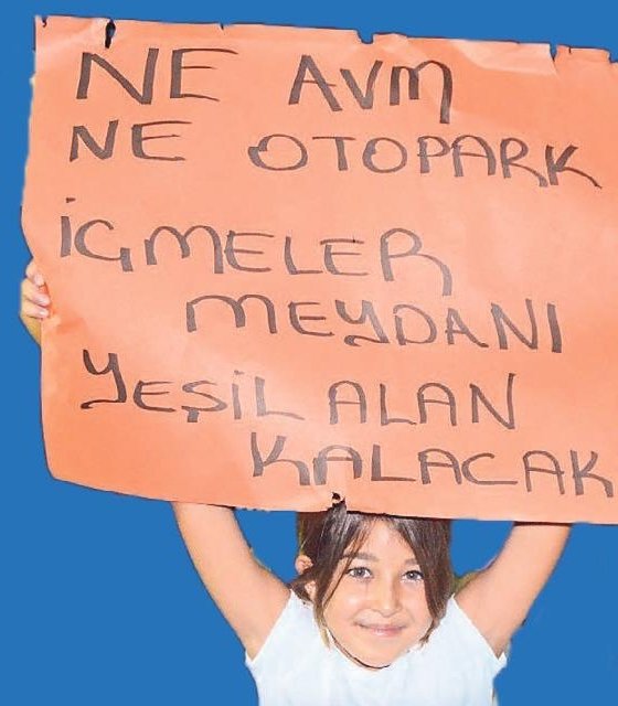 Marmarisliler beton değil yeşil alan istiyor