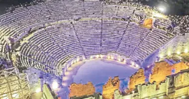 Patara aydınlandı