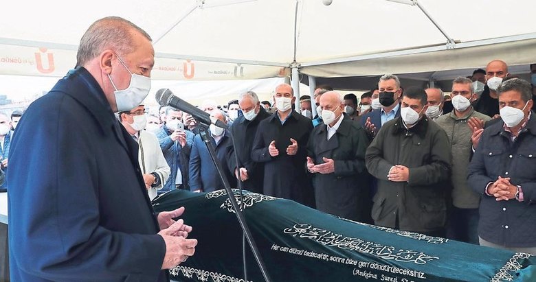 Başkan Erdoğan iş insanı Gür’ün cenazesine katıldı