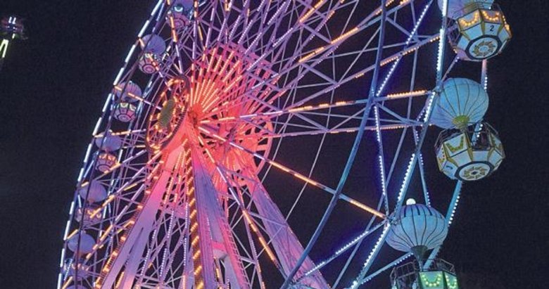 Lunaparkta bayrak torun Coşkun’da