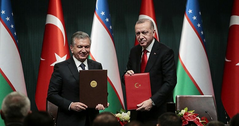 Türkiye ve Özbekistan arasında tarihi anlaşma! Başkan Erdoğan imzayı attı