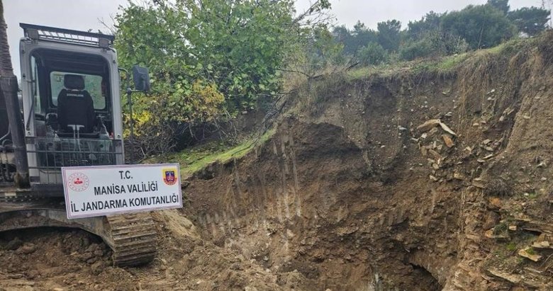 Manisa’da kaçak kazı yapıyorlardı! Ekipler suçüstü yakaladı