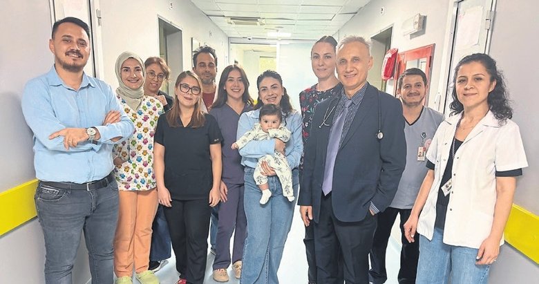 Kayra bebek artık rahat nefes aldı