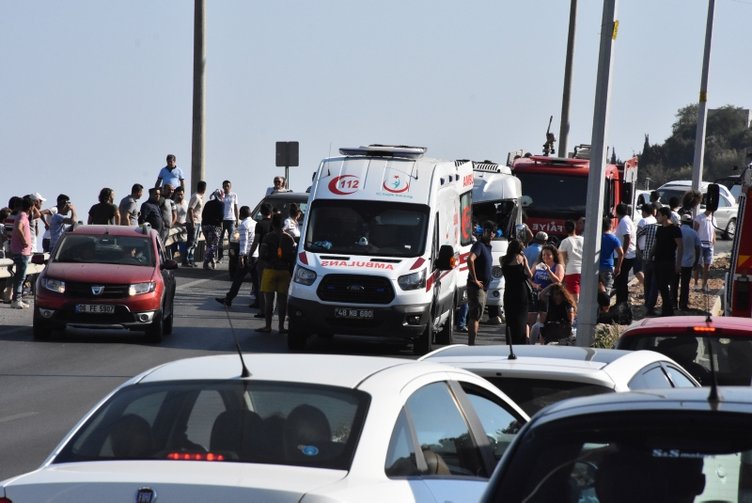 Bodrum’da trafik kazası: 16 yaralı