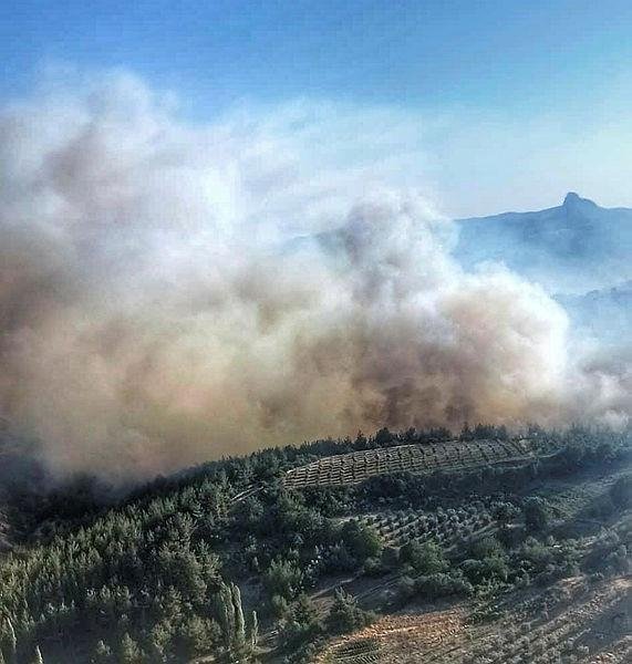 Manisa Gördes’teki yangın 18 saatlik çalışmayla kontrol altına alındı
