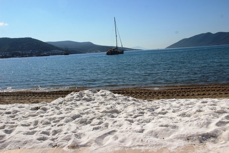 Bodrum Da Bir Otelin Daha Beyaz Kum Serme Girisimi Durduruldu Izmir Haberleri