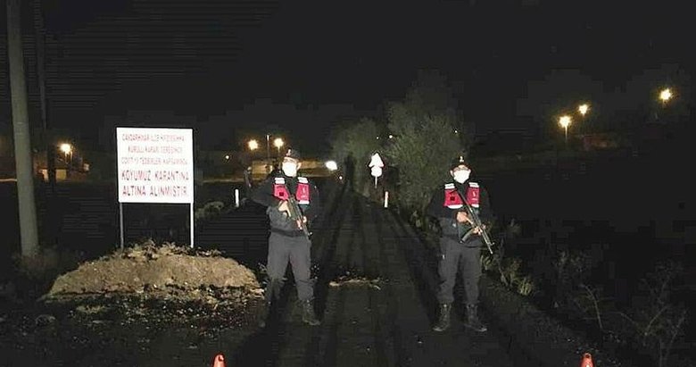 Kütahya’da bir köy Kovid-19 nedeniyle karantinaya alındı