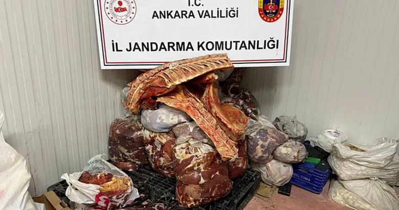 Ankara’da sahte et baskını! 11 bin 400 kilogram gıda ele geçirildi