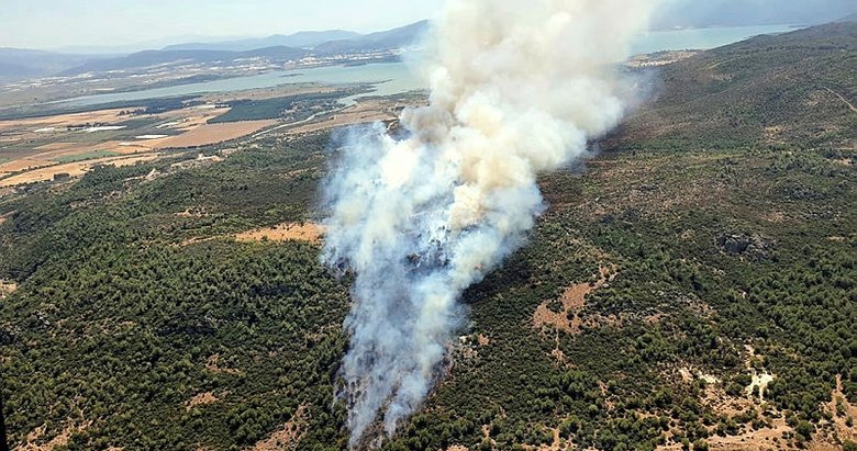 İzmir’de art arda yangınlar! Menderes’teki yangın kontrol altında