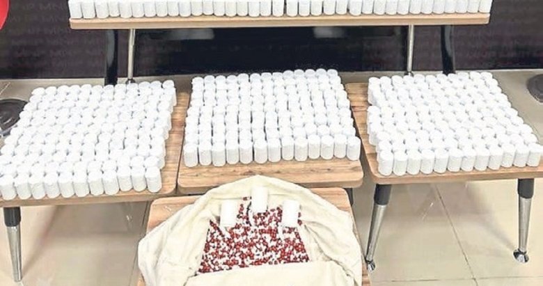 Manisa’da 54 bin adet sentetik hap ele geçirildi
