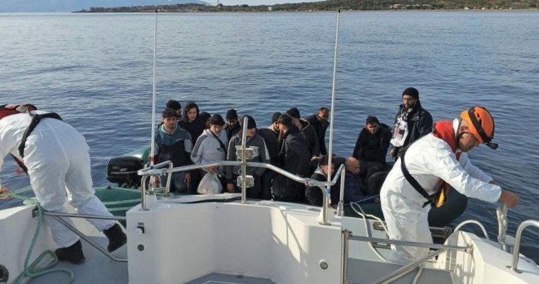 Çanakkale açıklarında 28 düzensiz göçmen yakalandı