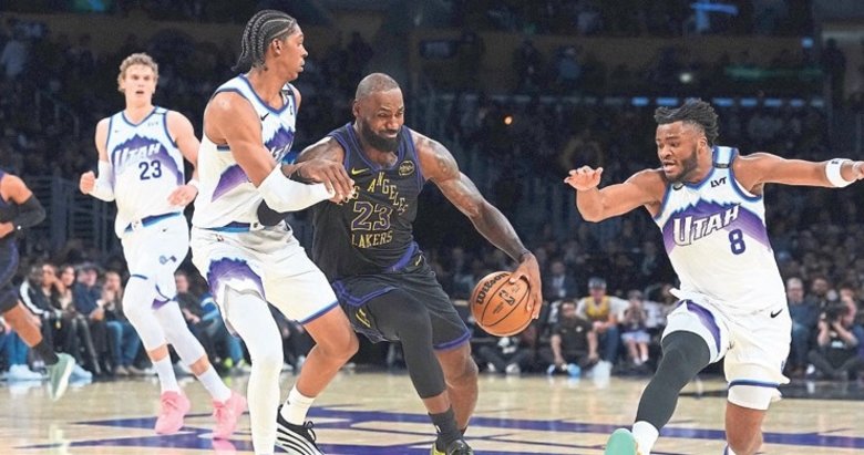 LeBron rekor kırdı Lakers maçı kazandı