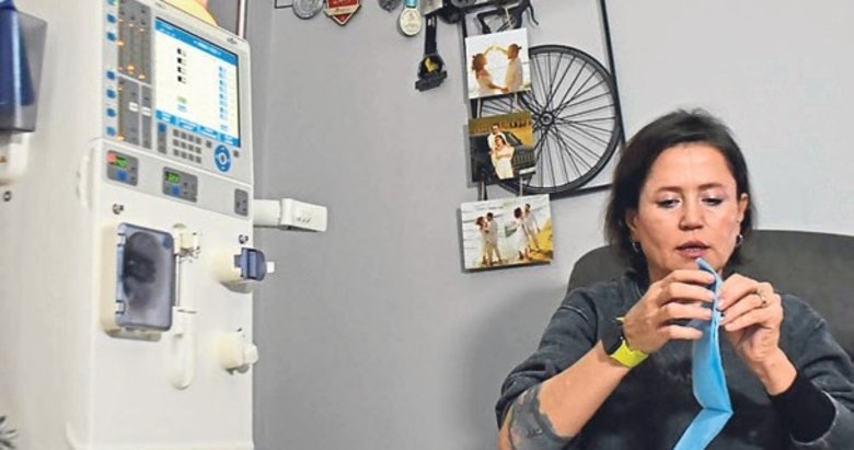 Diyaliz makinesi hayatının bır parçası