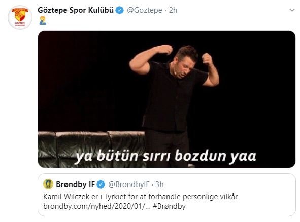 Brondby, Kamil Wilczek’in Göztepe’ye transferi için onay verdi