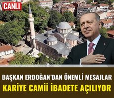 Başkan Erdoğan Vakıf Haftası Toplu Açılış Töreni’nde konuşuyor
