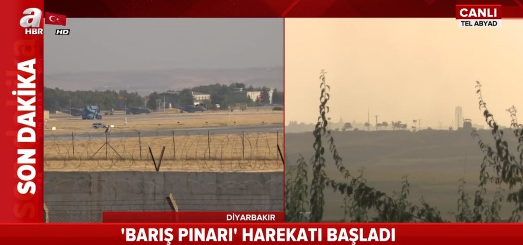 ’Barış Pınarı Harekatı’ başladı! YPG duman oldu...