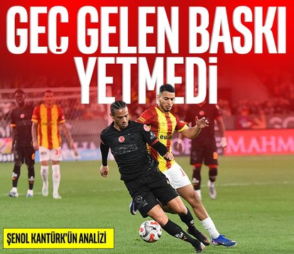 Geç gelen baskı yetmedi