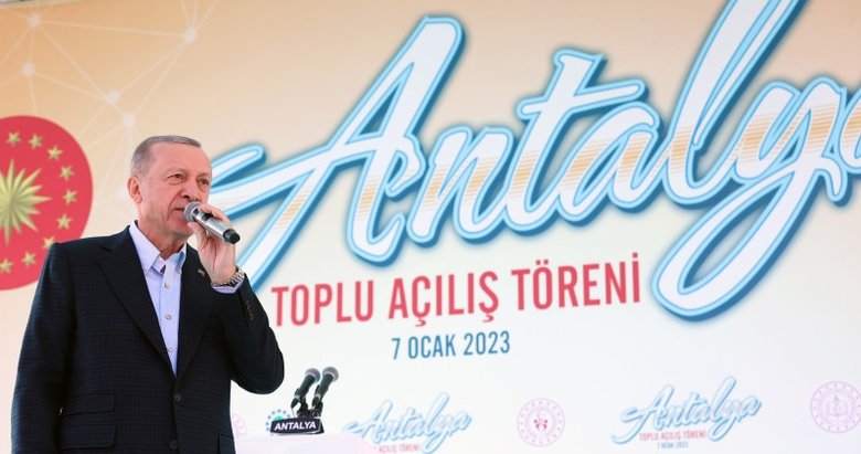 Başkan Erdoğan'dan Antalya'daki toplu açılış töreninde önemli açıklamalar - Gündem Haberleri
