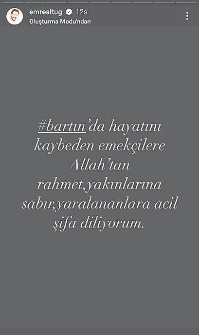 Ünlülerden taziye mesajları