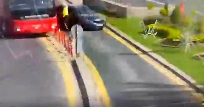 CHP otobüsü halkın güvenliğini de tehdit etti