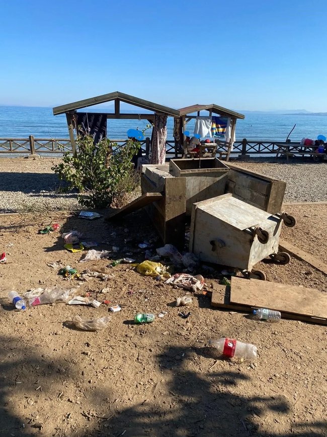 Milli parkı çöplüğe çevirdiler! Yakışmayan görüntüler