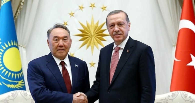 Başkan Erdoğan Nazarbayev ile görüştü