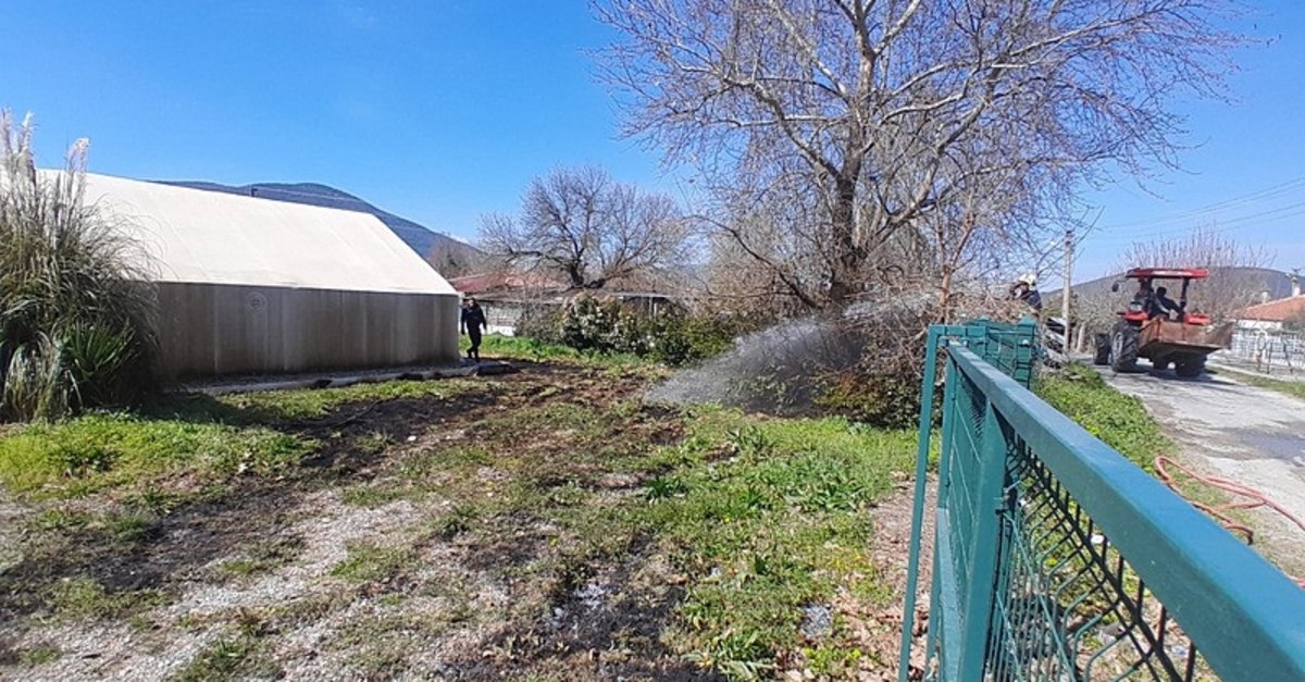 Muğla'da otluk yangını!