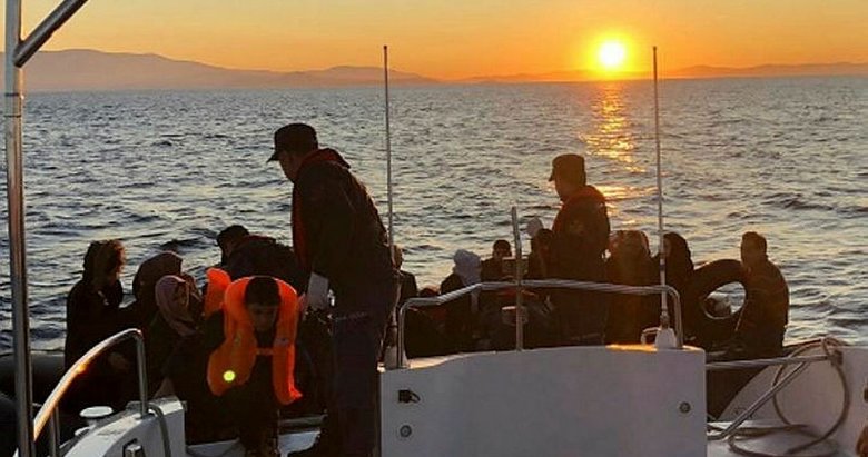 Çeşme’de 42 kaçak göçmen yakalandı