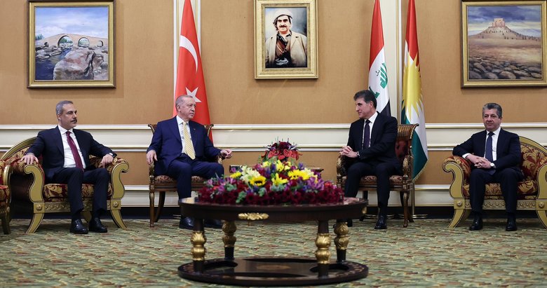 Başkan Erdoğan Erbil’de